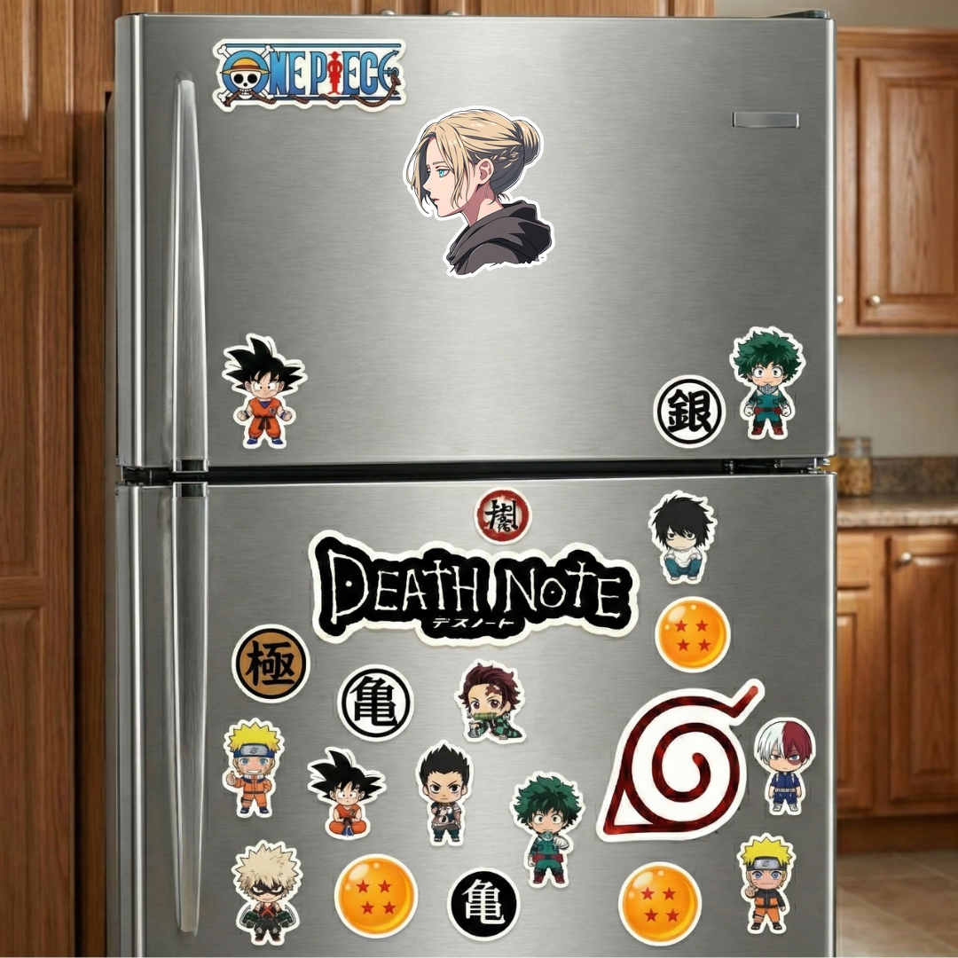 attack on titan side view annie leonhart sticker