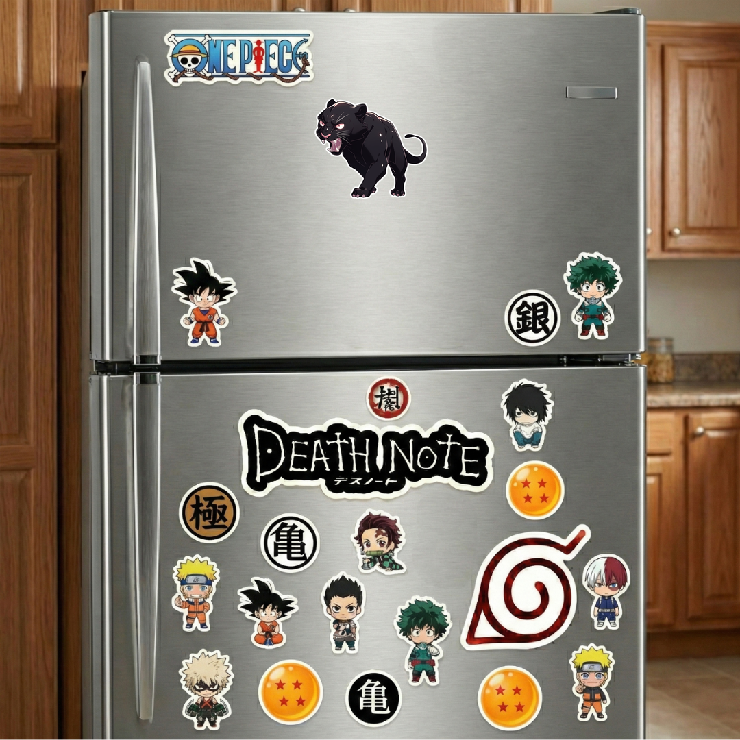 attacking black panther sticker