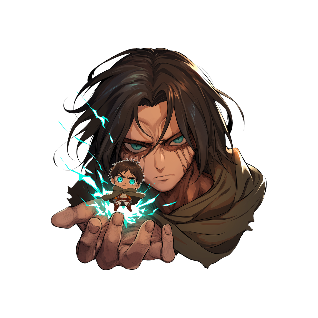 awesome eren yeager sticker