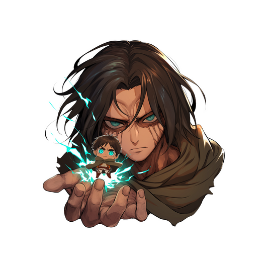 awesome eren yeager sticker