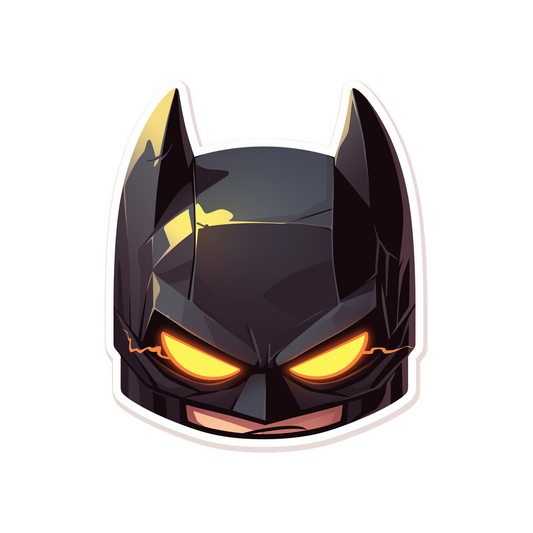 batman dark knight head sticker
