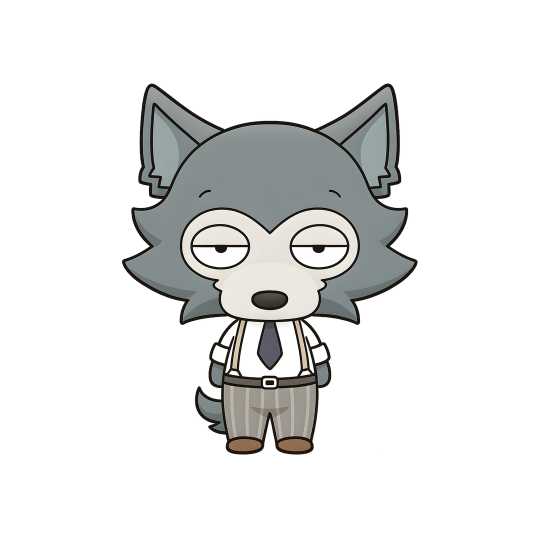 beastars legoshi chibi sticker