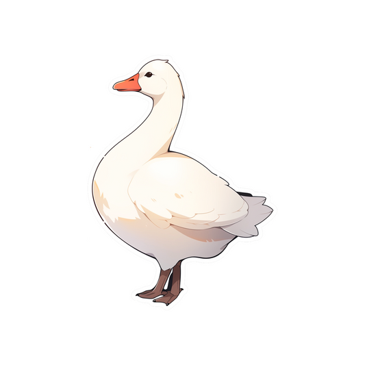beautiful goose sticker