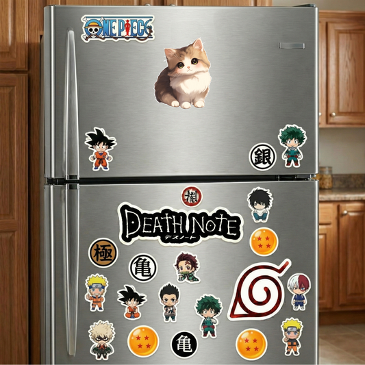 big eyed fluffy cat sticker
