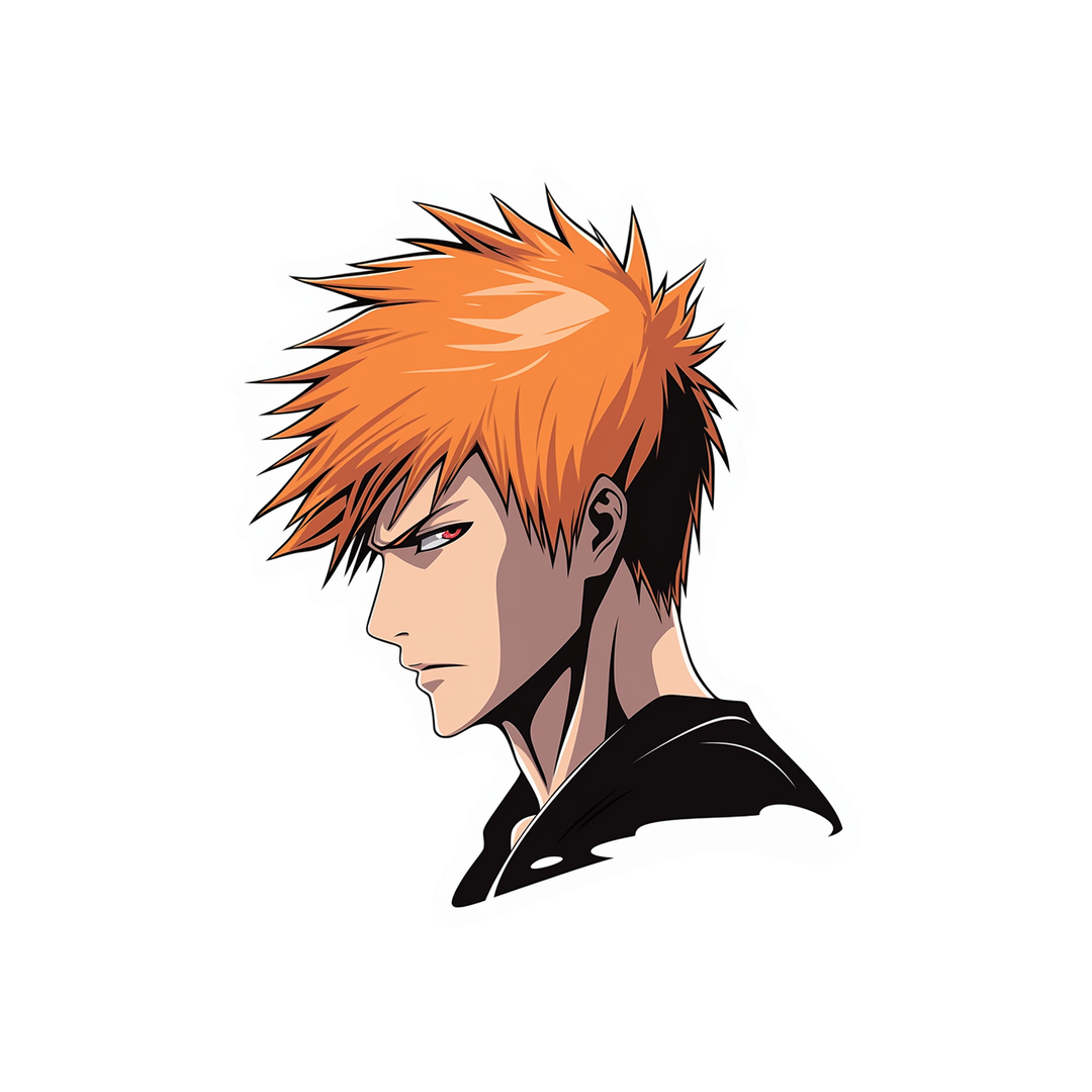 bleach Ichigo kurosaki looks away sticker