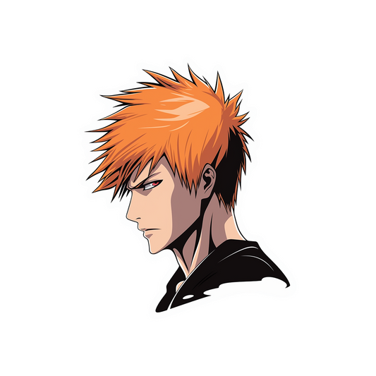 bleach Ichigo kurosaki looks away sticker
