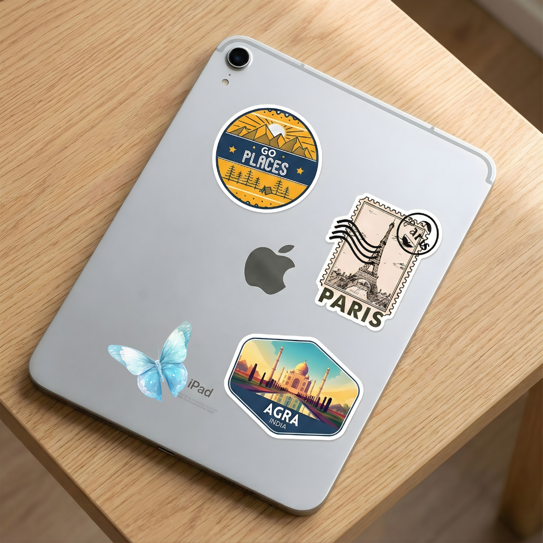 blue butterfly aesthetic sticker