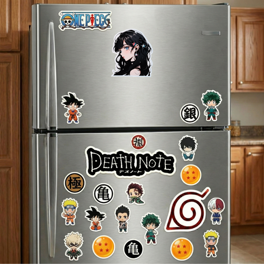 blue eyed brunette anime girl aesthetic sticker