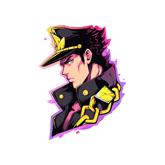 bright side view jotaro kujo sticker