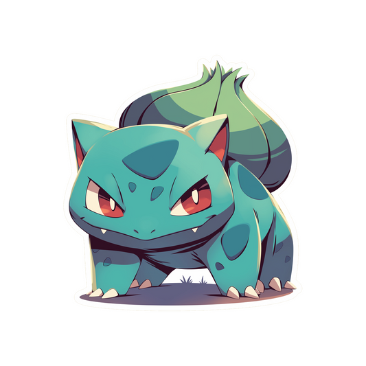bulbasaur ready stance sticker