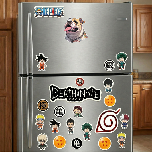 bulldog with a bone sticker