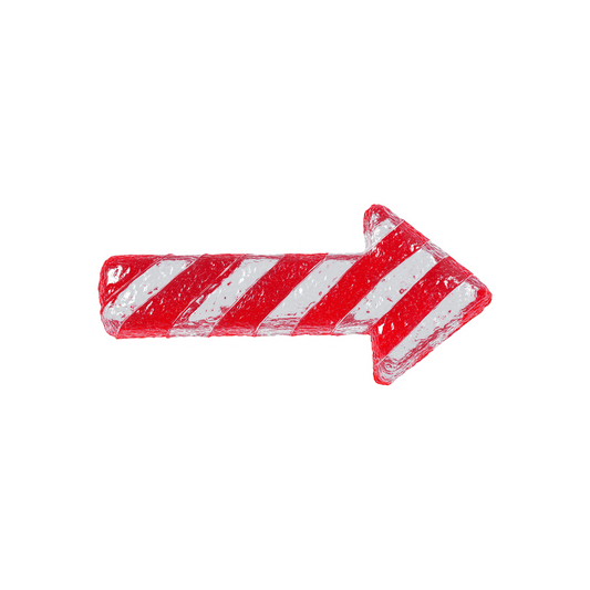 candy cane arrow red white sticker