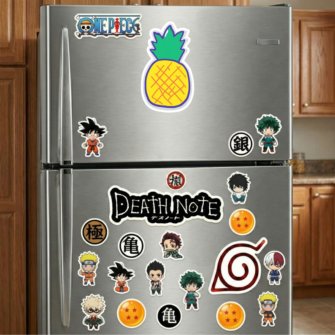 cartoon pineapple sticker