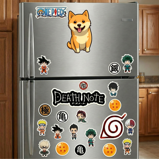 cartoon shiba inu dog sticker