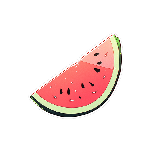 cartoon watermelon sticker