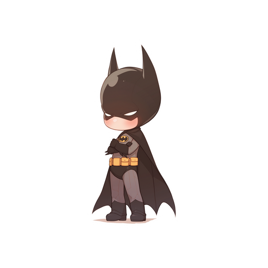 chibi batman cute superhero cartoon sticker