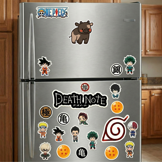 chibi brown cow sticker