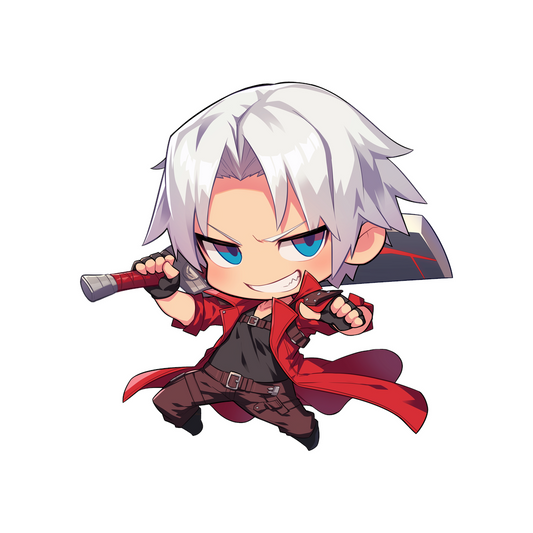 chibi dante devil may cry sticker