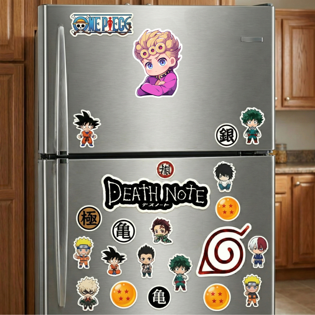 chibi giorno giovanna crossed arms sticker