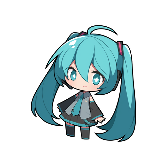 chibi hatsune miku vocaloid sticker