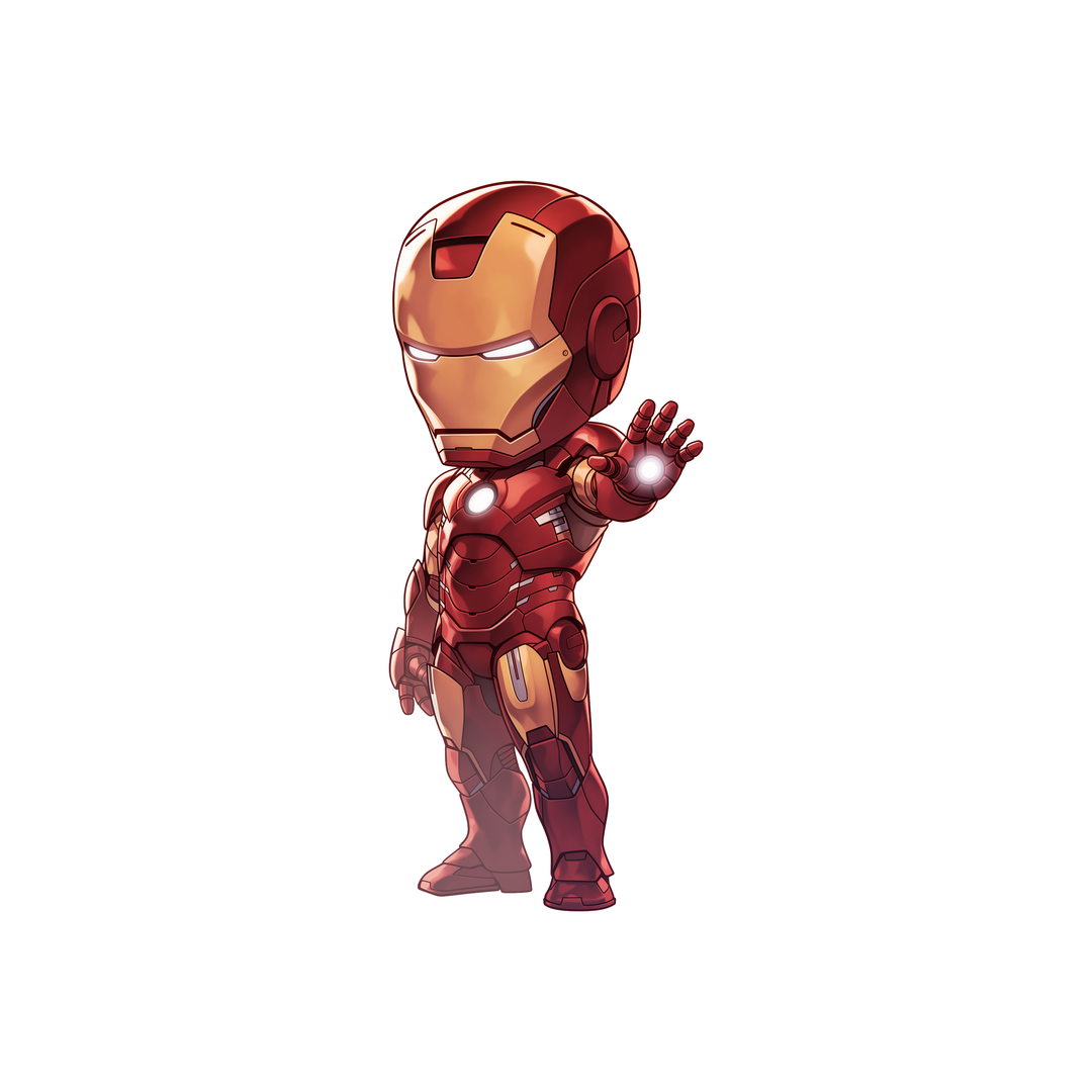 chibi iron man superhero marvel sticker