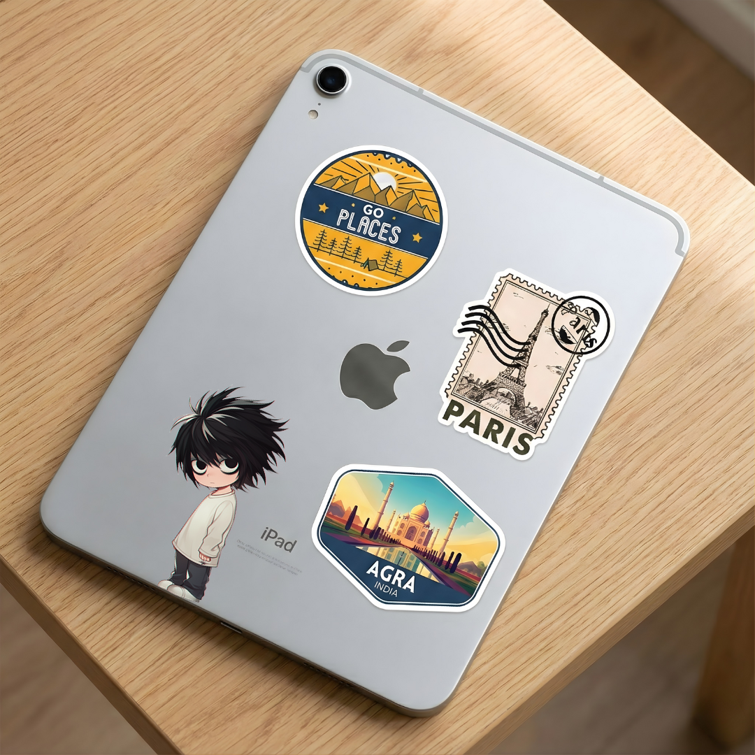 chibi l death note standing sticker