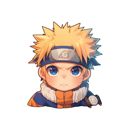 chibi naruto angry face sticker