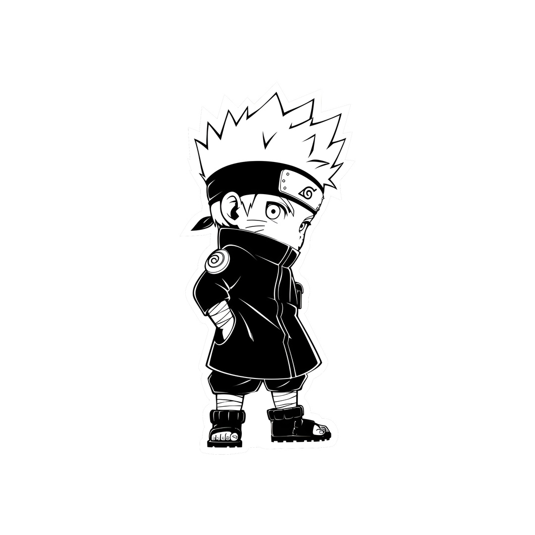 chibi naruto uzumaki manga sticker