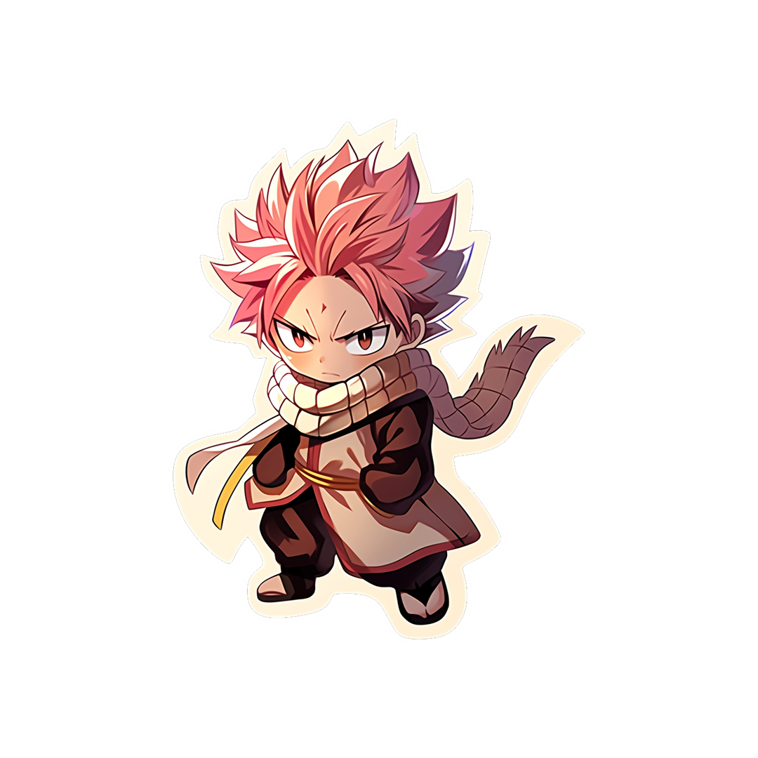 chibi natsu dragneel anime sticker