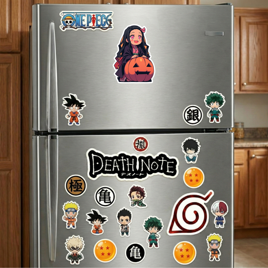 chibi nezuko kamado halloween pumpkin sticker