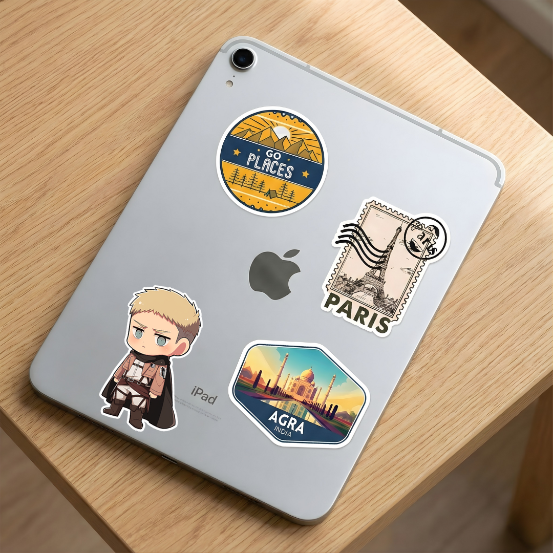 chibi reiner braun survey corps sticker
