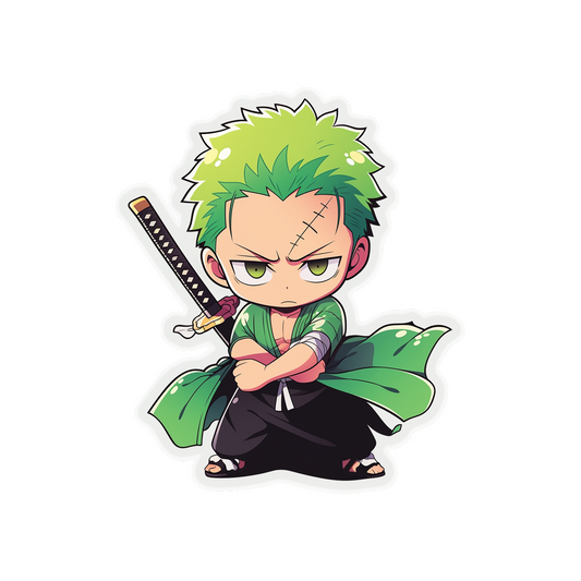 chibi roronoa zoro sticker