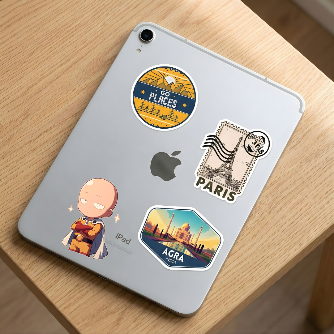 chibi saitama one punch man sticker