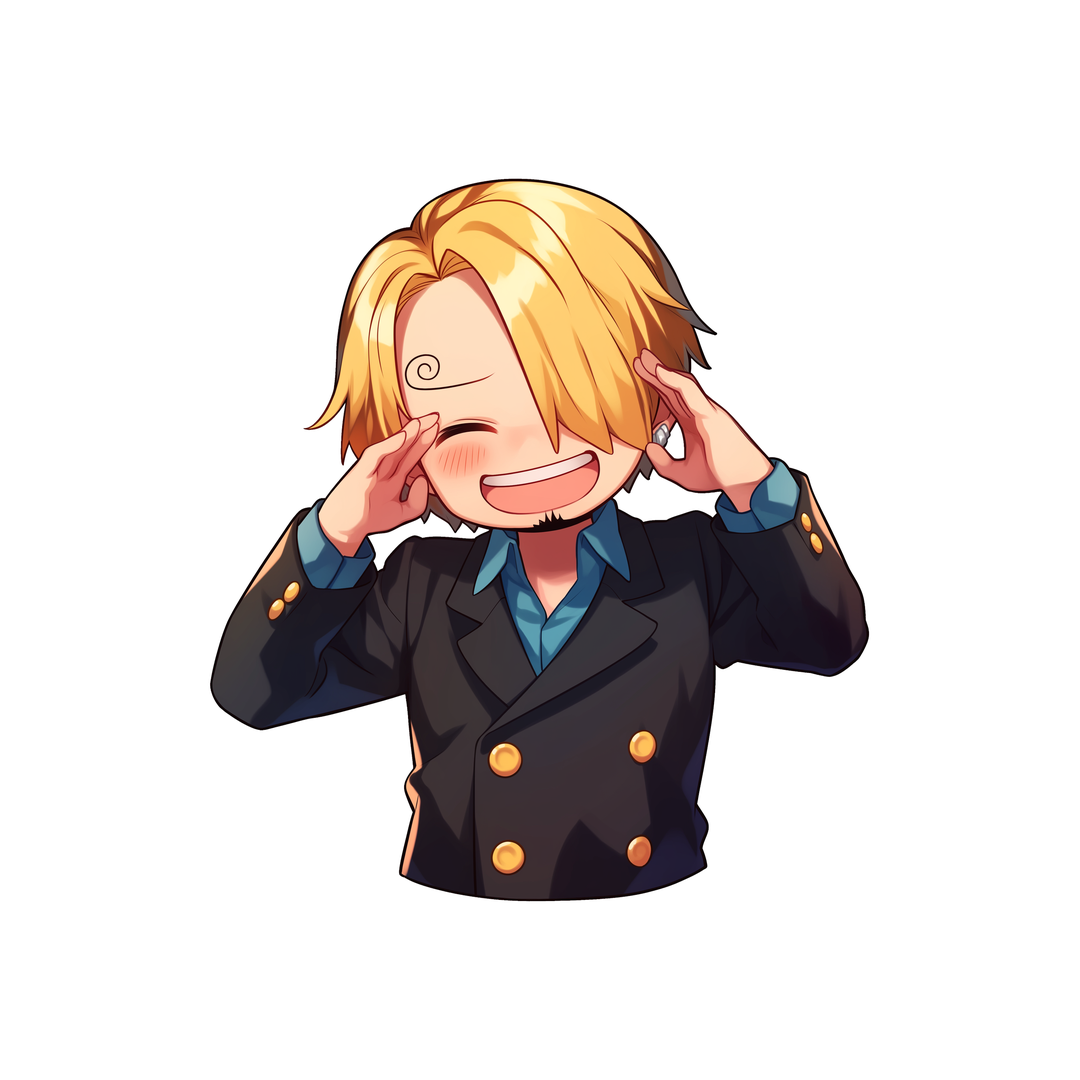 chibi sanji sticker