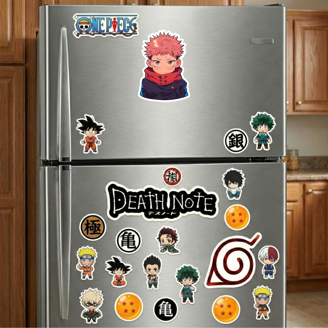 chibi yuji itadori jujutsu kaisen anime sticker