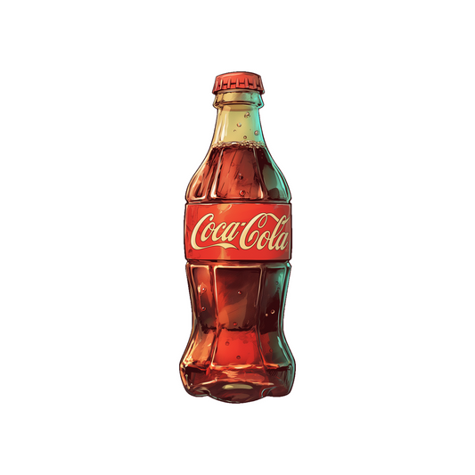 classic cola bottle sticker