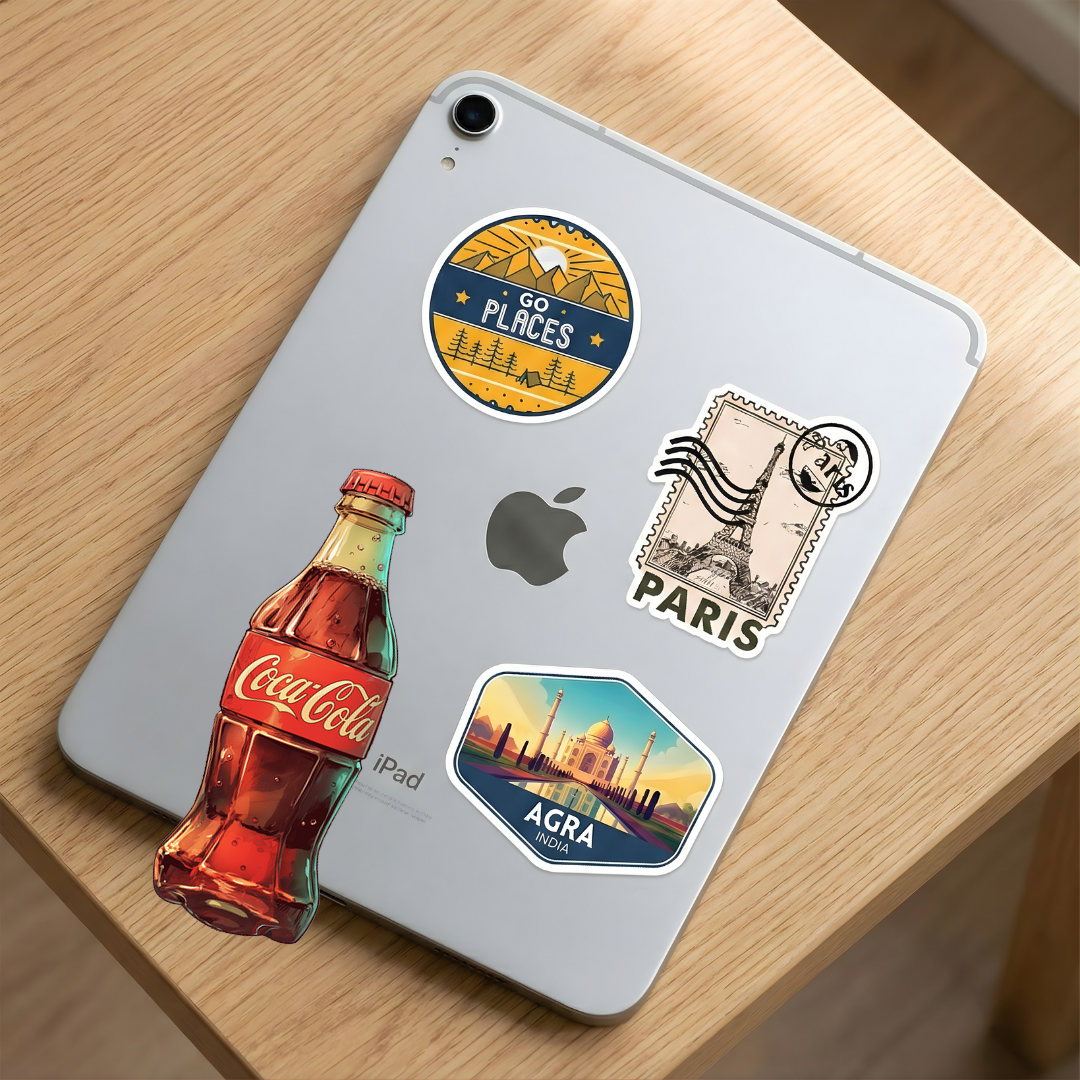 classic cola bottle sticker