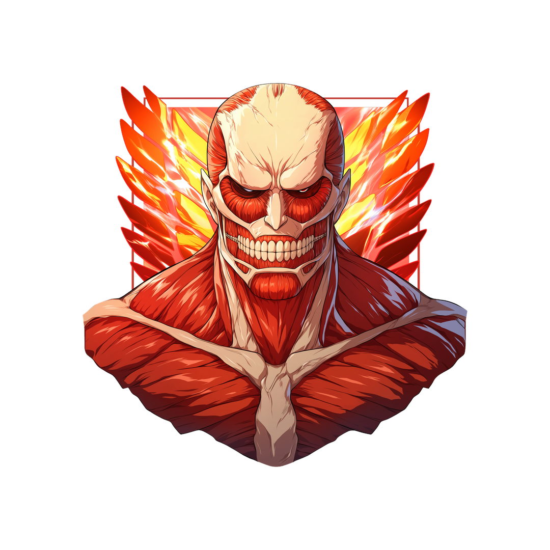 colossal titan wings of fire sticker