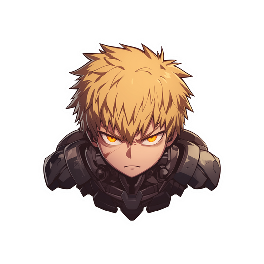 cool genos one punch man sticker