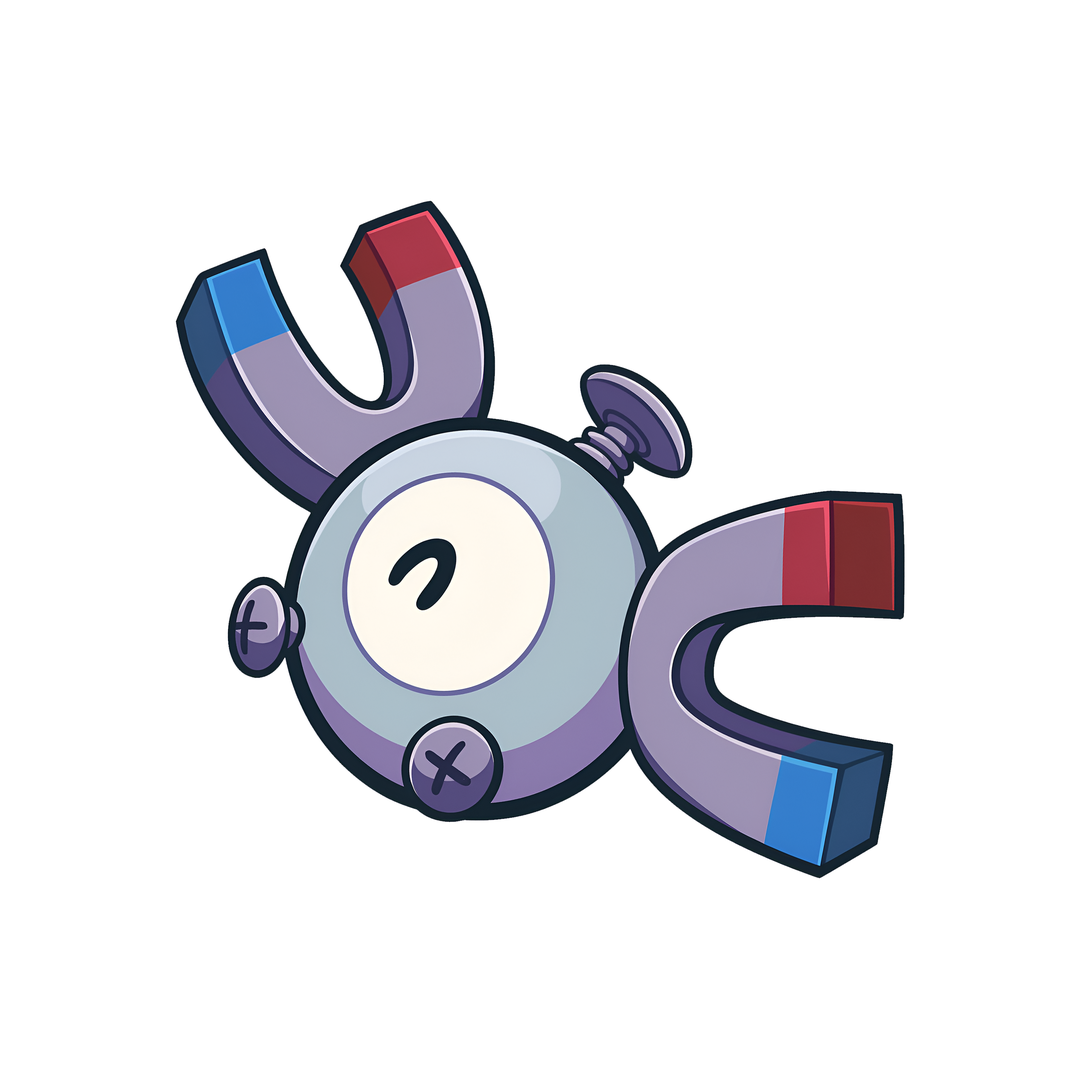 cool magnemite pokemon sticker