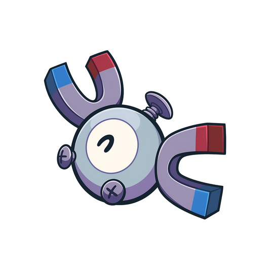 cool magnemite pokemon sticker