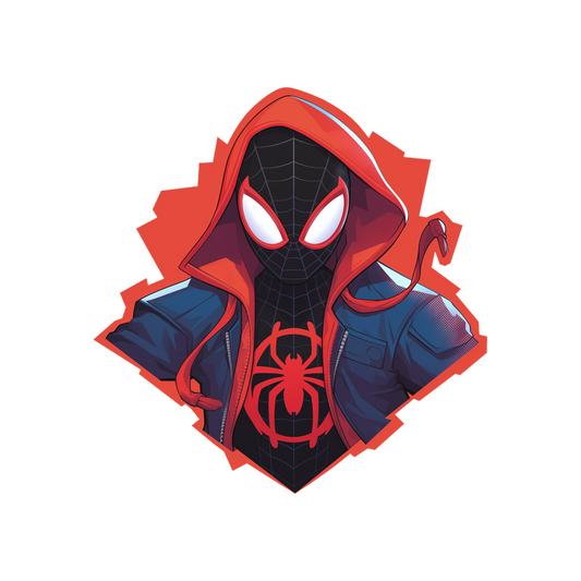cool spiderman miles morales sticker