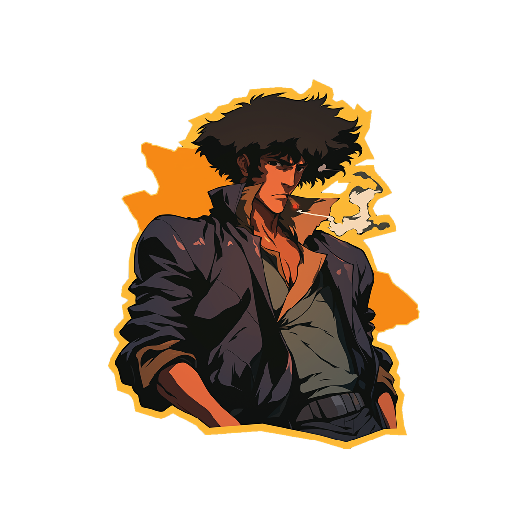 cowboy bebop moody spike sticker
