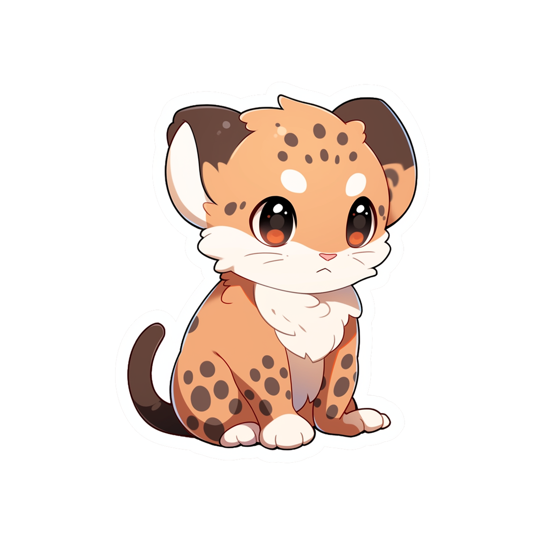 cute baby jaguar sticker