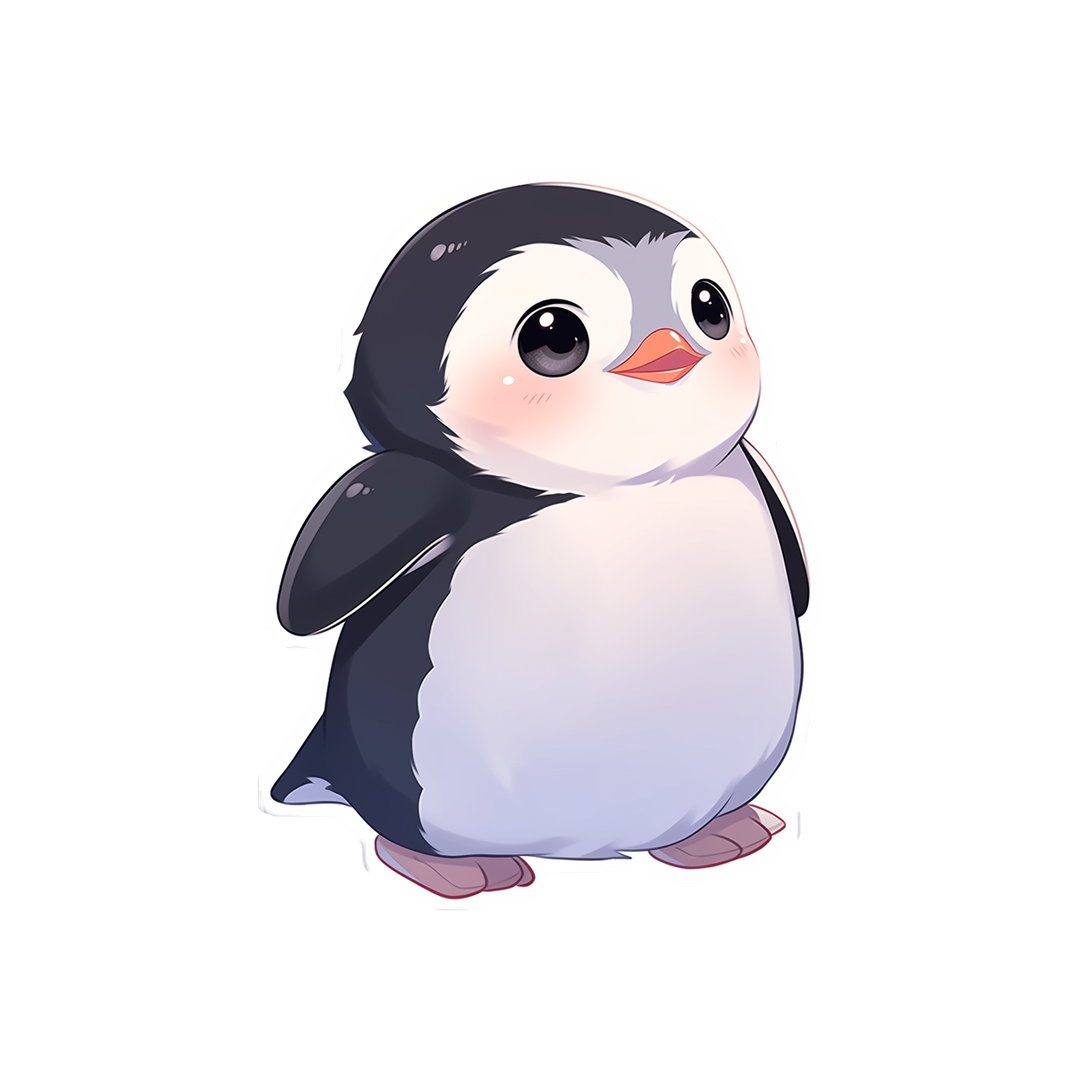 cute baby penguin sticker