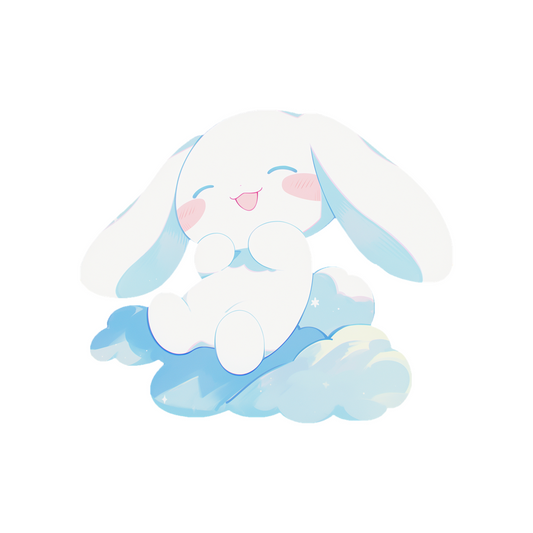 cute cinnamoroll on cloud sanrio sticker