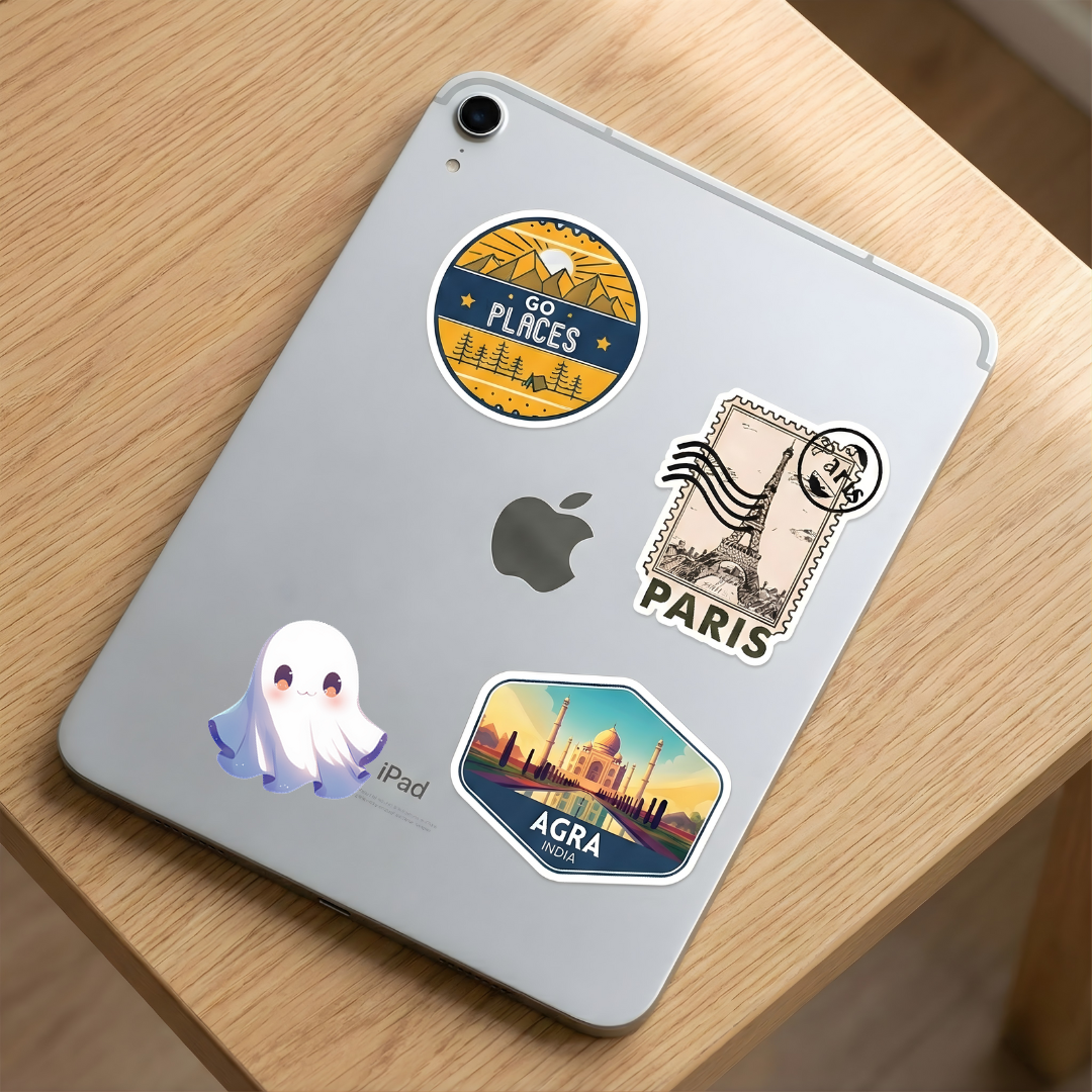 cute ghost halloween sticker