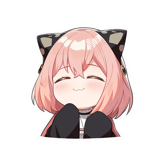 cute happy anya forger sticker