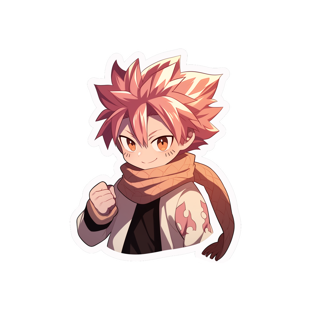 cute natsu dragneel anime sticker
