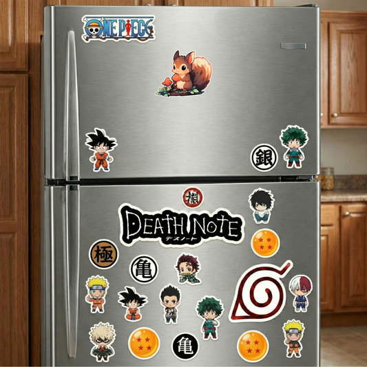 cute squirrel with mushrooms sticker